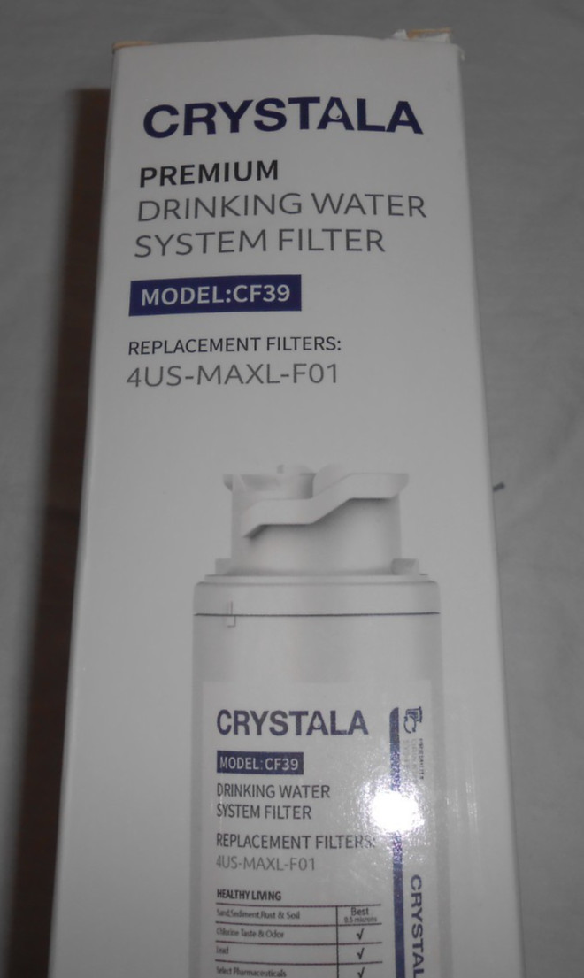 Crystala 4US-MAXL-F01 Single Stage Plus Replacement Water Filter CF39 NEW SEALED gallery
