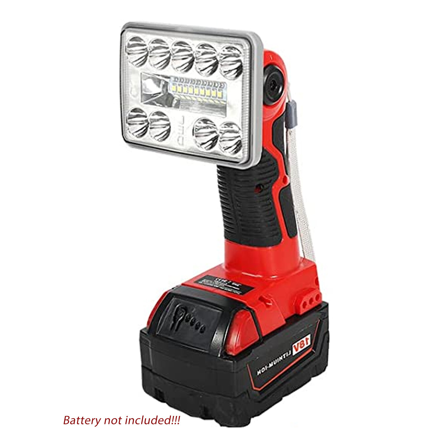 9W 1000LM LED Flashlight Work Light Spotlight for Milwaukee 18V Li-ion Batteries gallery