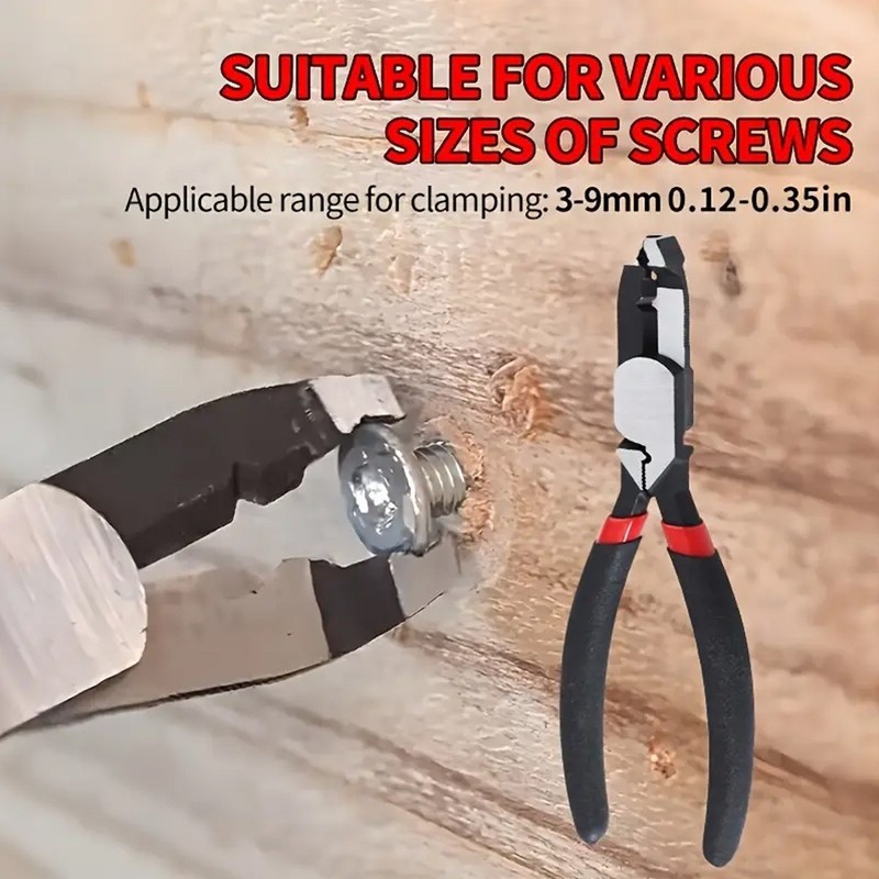 Multi-Function Stripped Screw Removal Pliers - For Cutting, Stripping & Crimping gallery