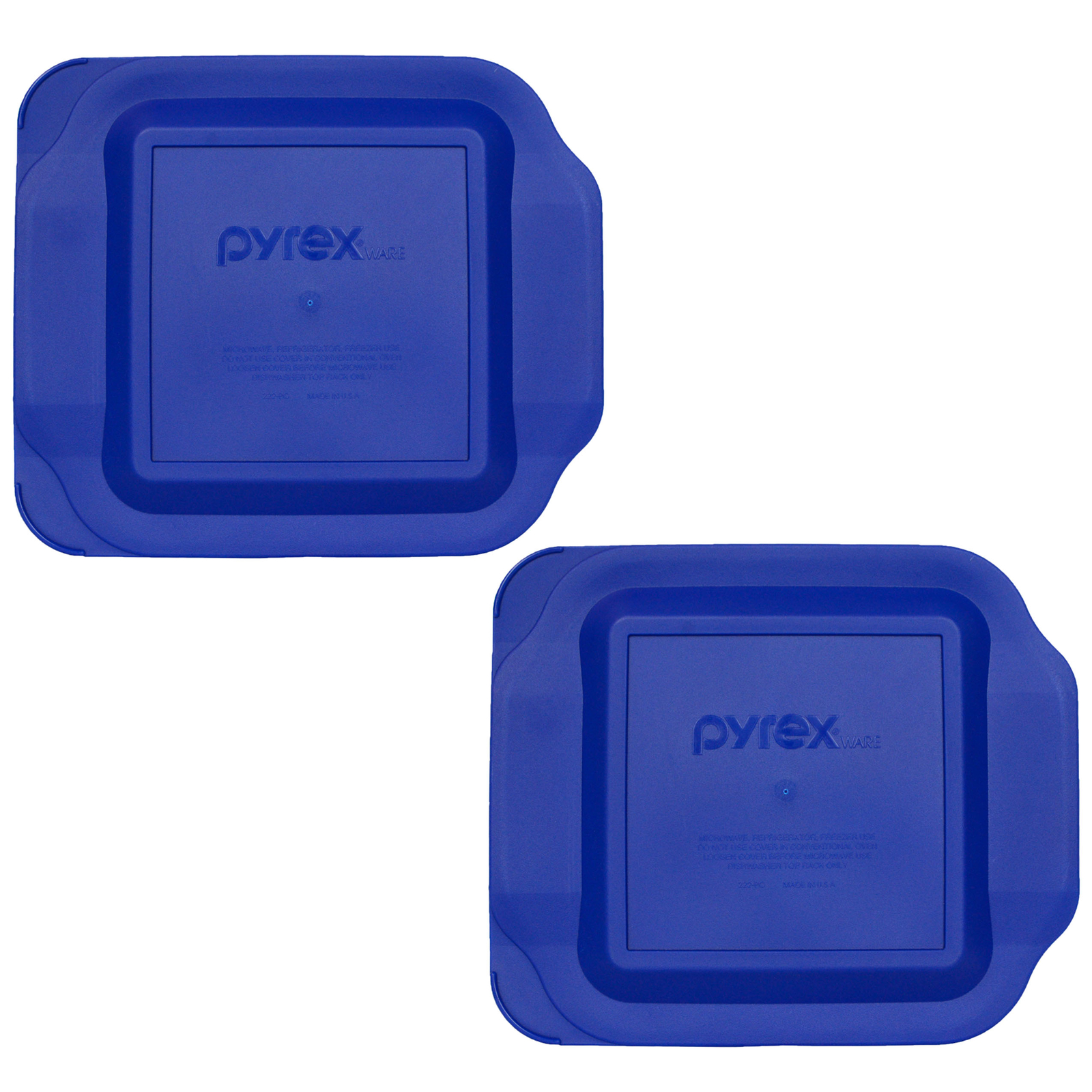 Pyrex 222-PC 2qt Blue Food Storage Lids (2-Pack) gallery