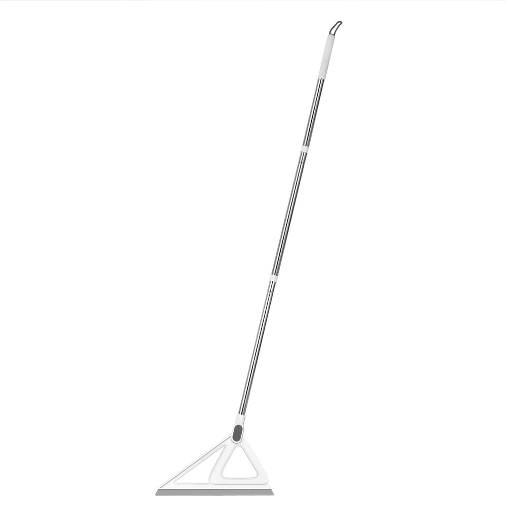 Multifunction Magic Broom, Squeegee Broom for Floor, Rubber 53 inches, Gray