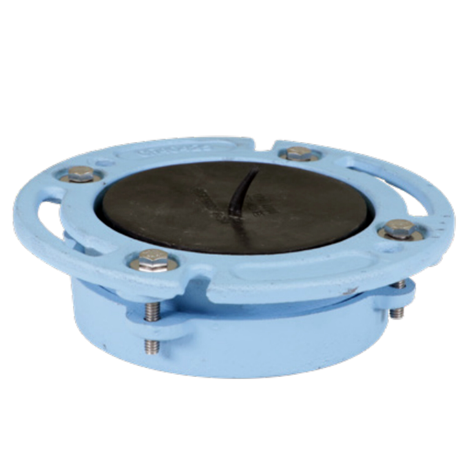 No Caulk CastIron Closet Flange W/Test Cap 4" x 2" Connects Toilet to Waste-Line gallery