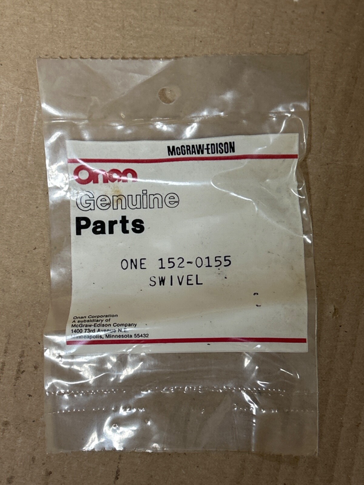 Sears SS/16 Tractor Onan BF-MS B43 B48 Engine Throttle Cable Swivel 152-0155 gallery