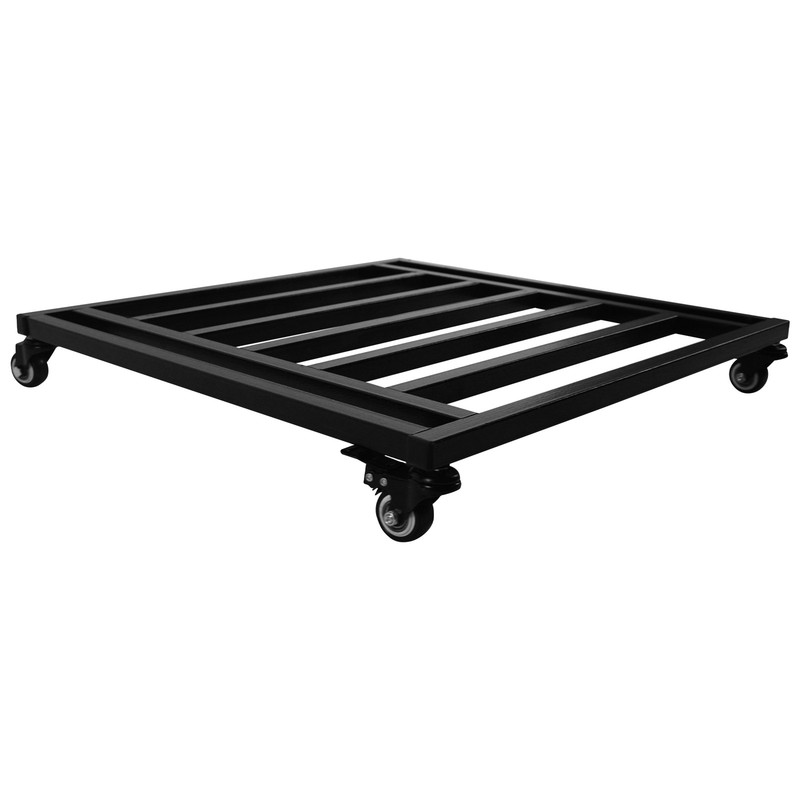 22x22 Inch Plant Rolling Dolly, Solid Steel Mobile Stand for Garden Lawn Pots gallery