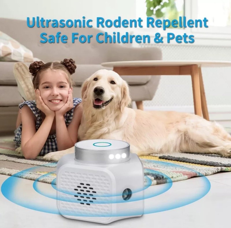 For Ultrasonic Mouse Repellent Squirrel Repeller Rodent Detector Rat Deter US gallery
