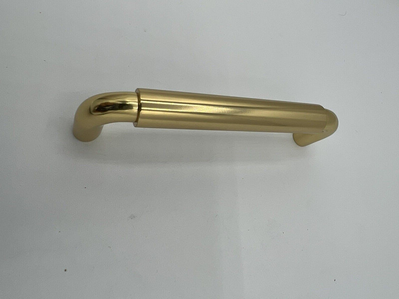 Rejuvenation Hardware Drawer Pull Patton 6 in Aged Brass no Back Plate gallery