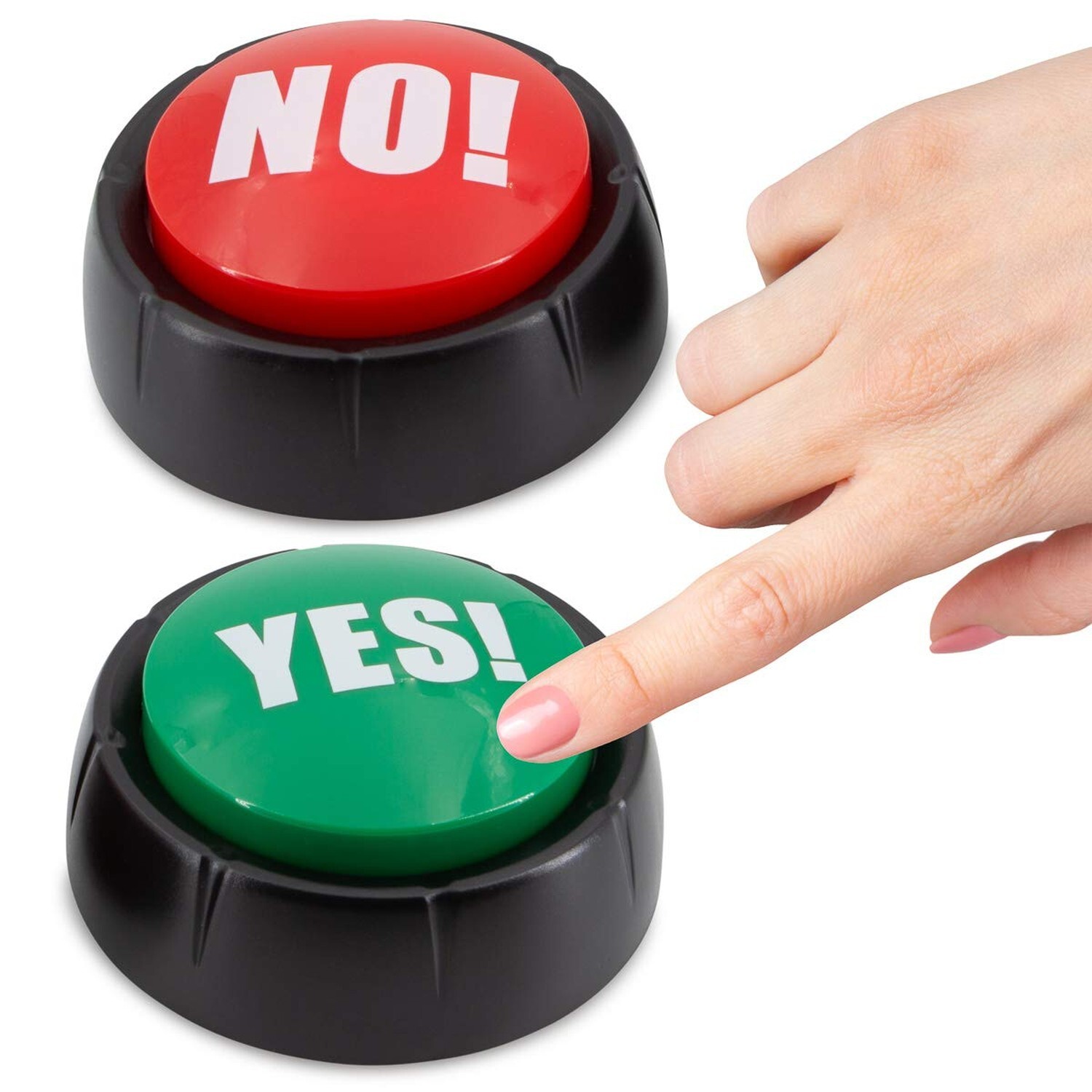 Talking Yes & No Buzzer Buttons - Pack of 2 gallery