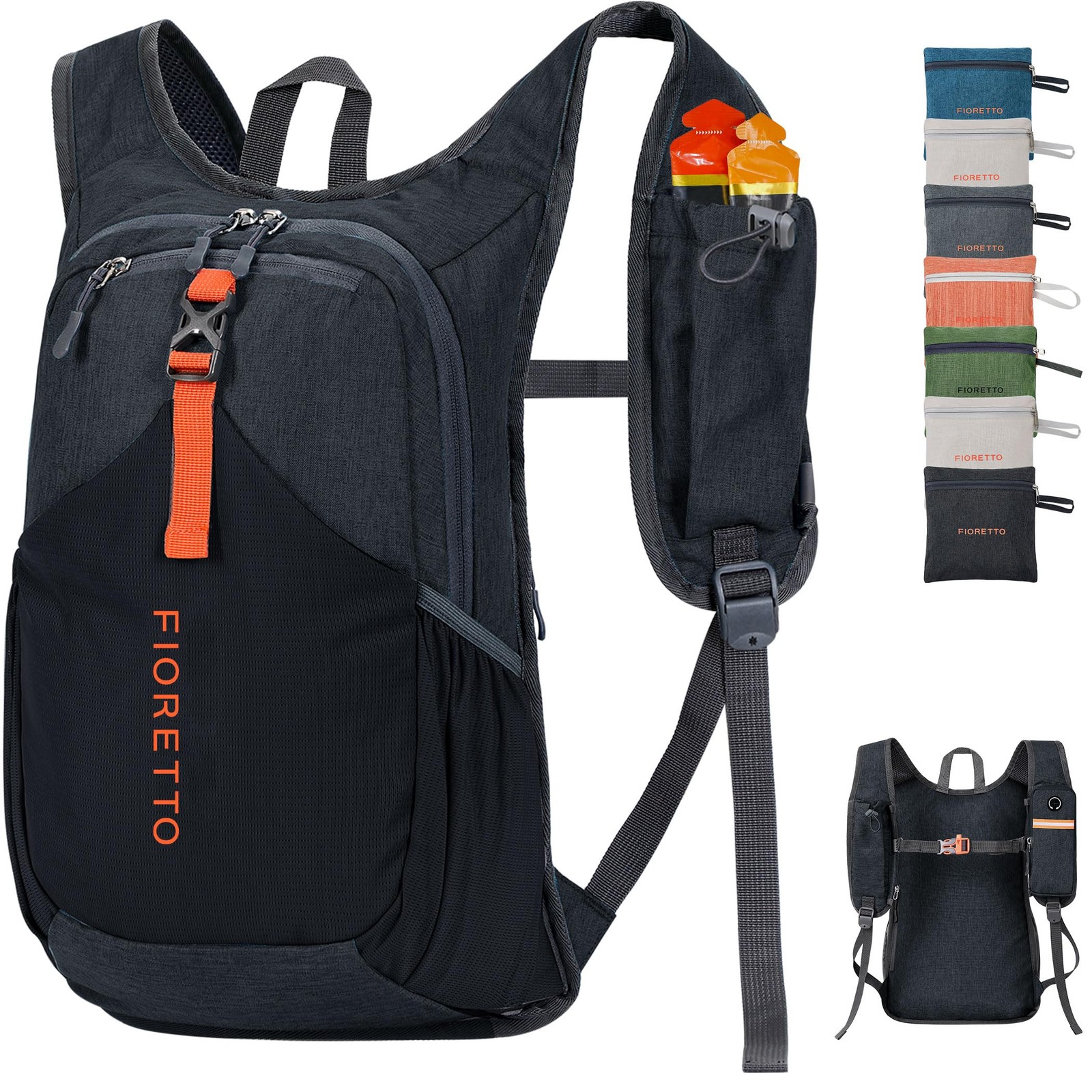 15L Hiking Backpack for Women Men Mini Packable Backpack Lightweight Small Da...