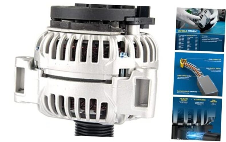 Alternator for E320 2003-2005, E500 2003-2006, S430 2002-2006, SL500 13953N gallery