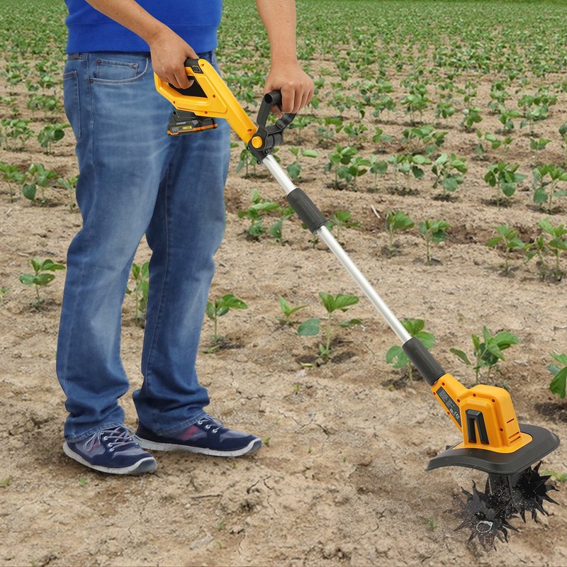 Cordless Tilling Machine, Lithium Battery Garden Micro Tiller, Tilling Machine gallery