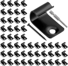 Composite Decking Hidden Fasteners Starter Clips, 50 Clips & Screws Set
