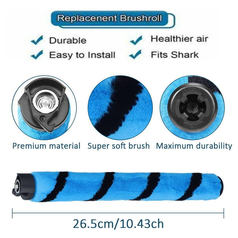 Vacuum Cleaner Roll Brush, Soft Rolling Brush & Self Cleaning Replacement Rol... gallery