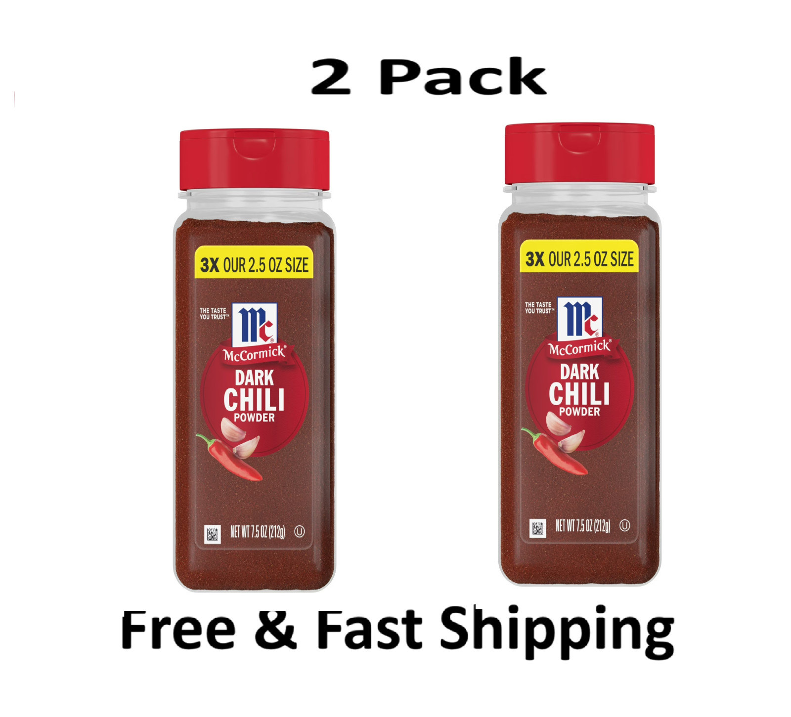 McCormick Dark chili Powder, 7.5 Oz..... 2 Pack gallery