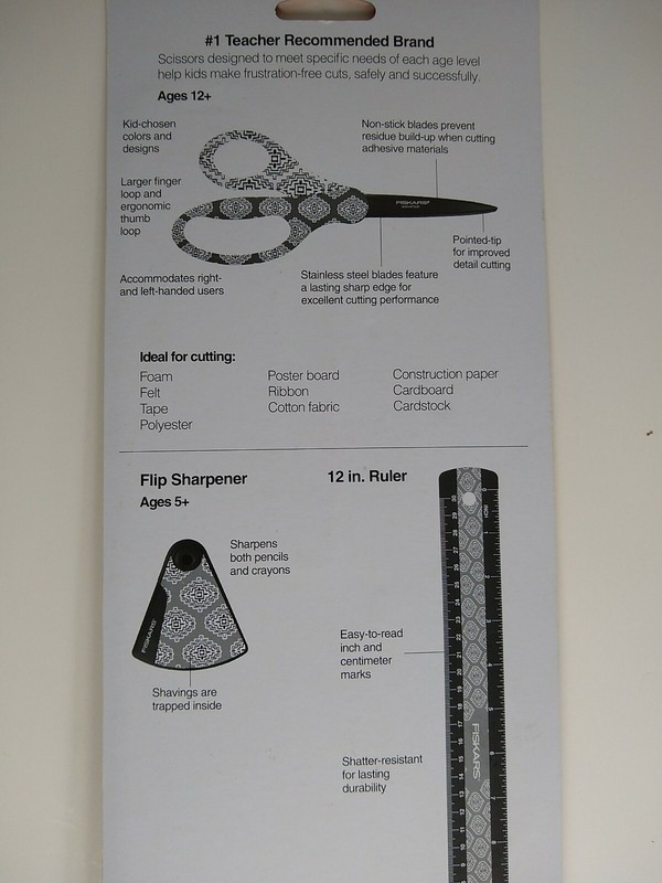 Fiskars 3-Piece Set Scissors, Sharpener, & Ruler Select From 4 Variations gallery