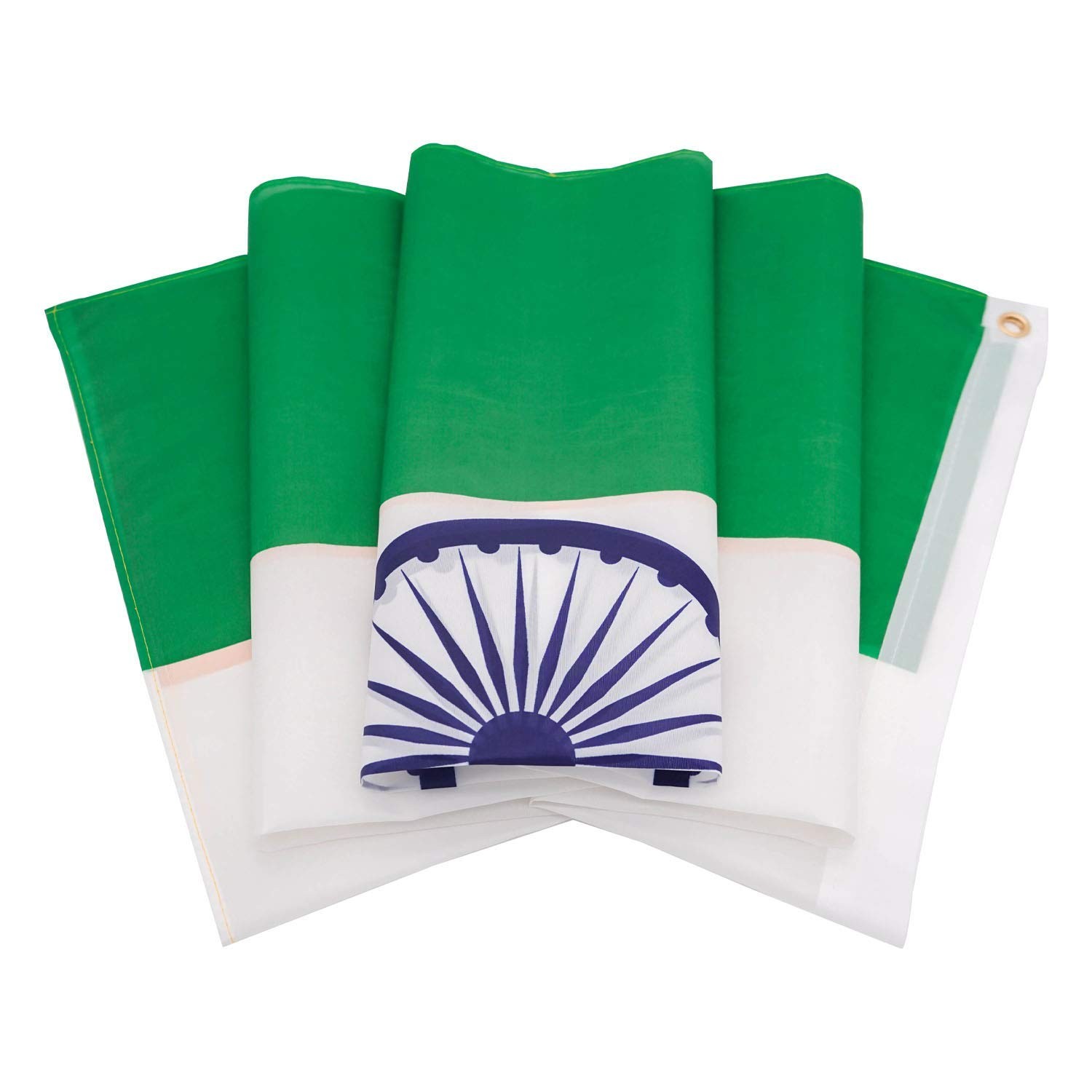 DANF India Flag 3x5 Ft Thick Polyester, Fade Resistant, Brass Grommets, Canva... gallery