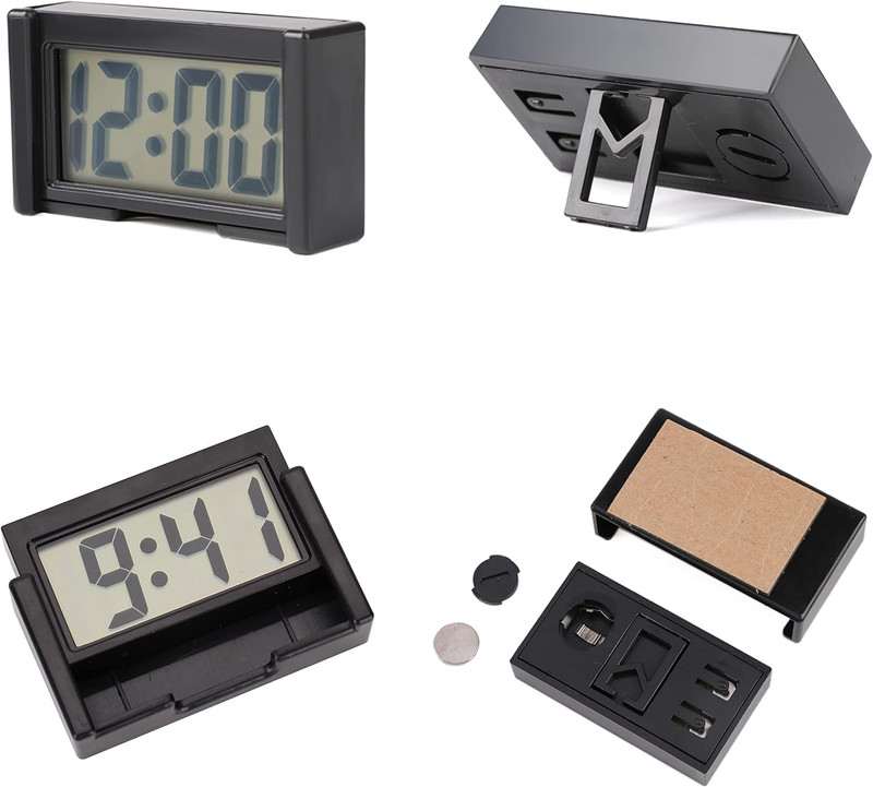 Small Digital Clock, Mini Car Dashboard Clock Battery Operated, Car Truck Dashbo gallery