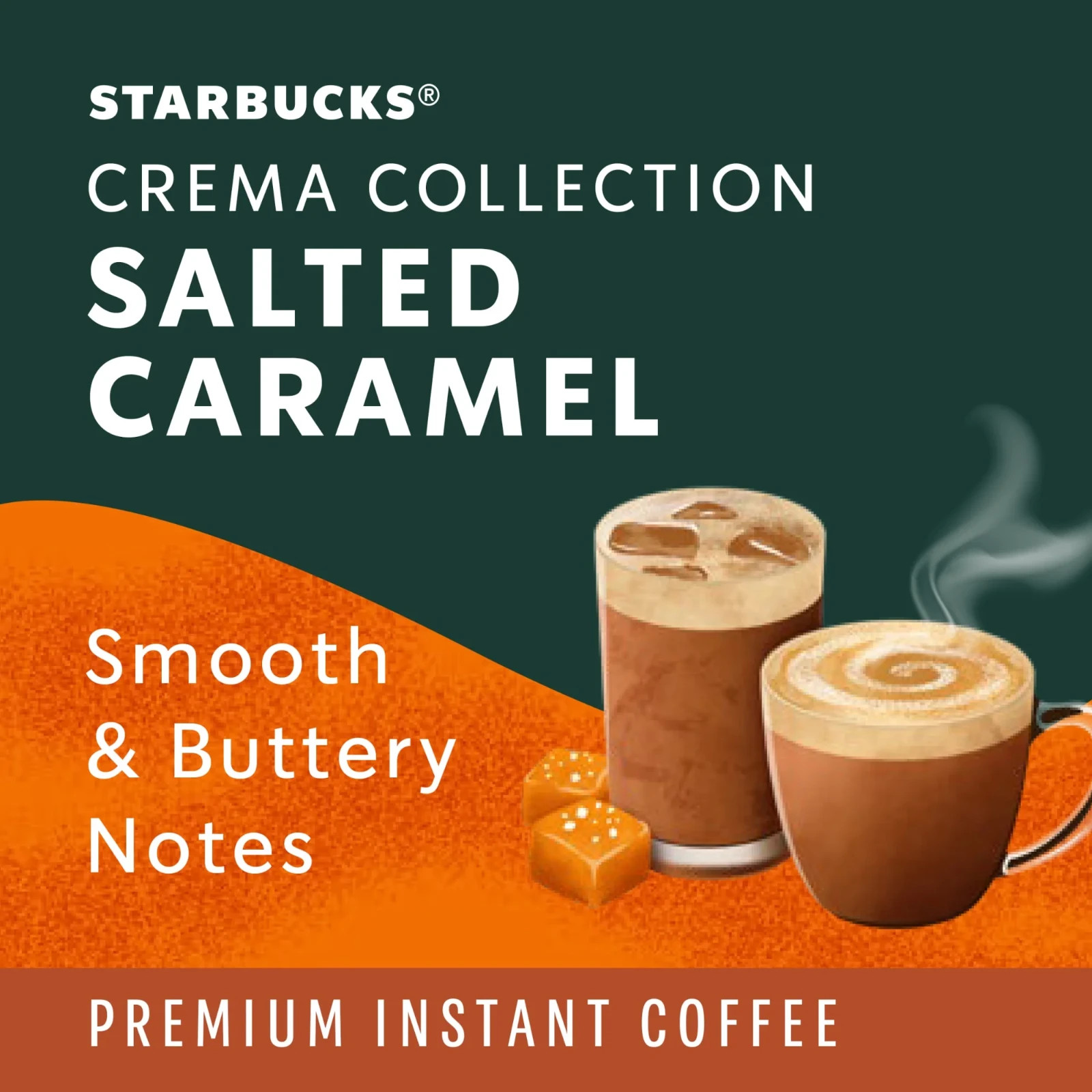 Starbucks Crema Collection Premium Instant Salted Caramel Flavored Coffee, 7.12 gallery