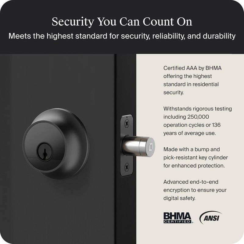 Level Lock Pro Smart Lock Matter Over Thread Apple Home Key gallery