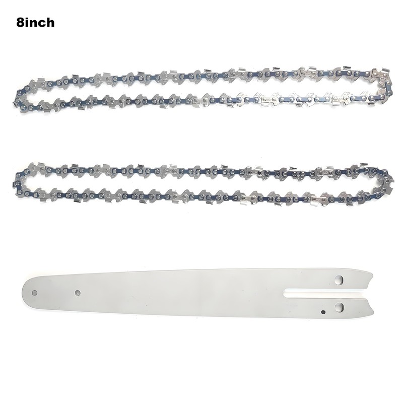 8 Inch Chainsaw Chain Replacement- 2 Chains and 1 Guide Bar for 8 8inch gallery