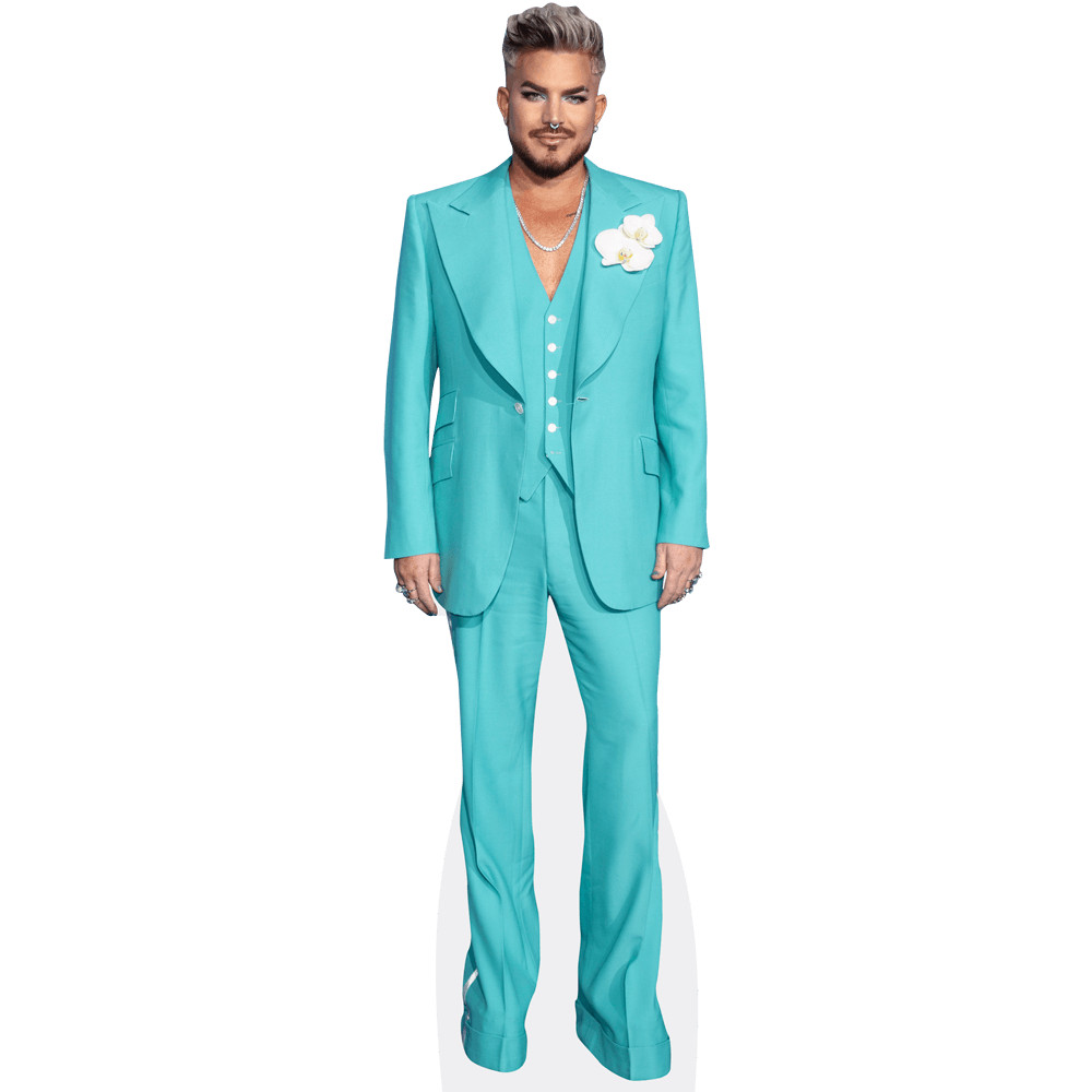 Adam Lambert (Light Blue Suit) Mini Size Cutout gallery