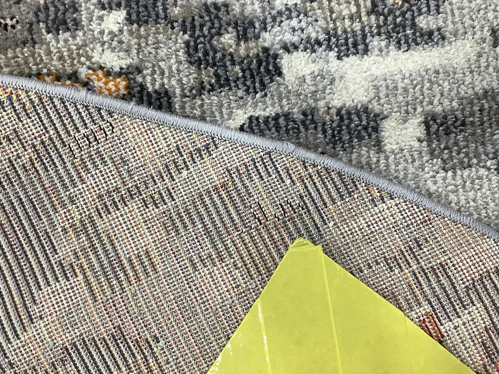 GREY ORANGE 9'-0" x 9'-0" Broken Thread Rug, Reduced Price 1172681834 MAD425H-9R gallery