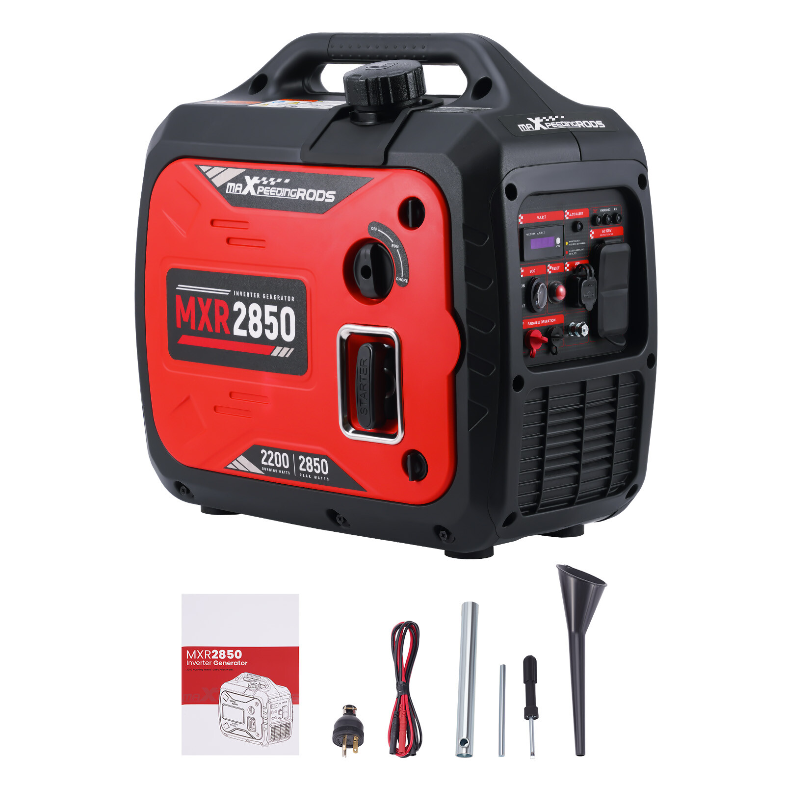 2850W Portable Inverter Generator Gasoline 18KG 60dB Digital Display Co Alarm gallery