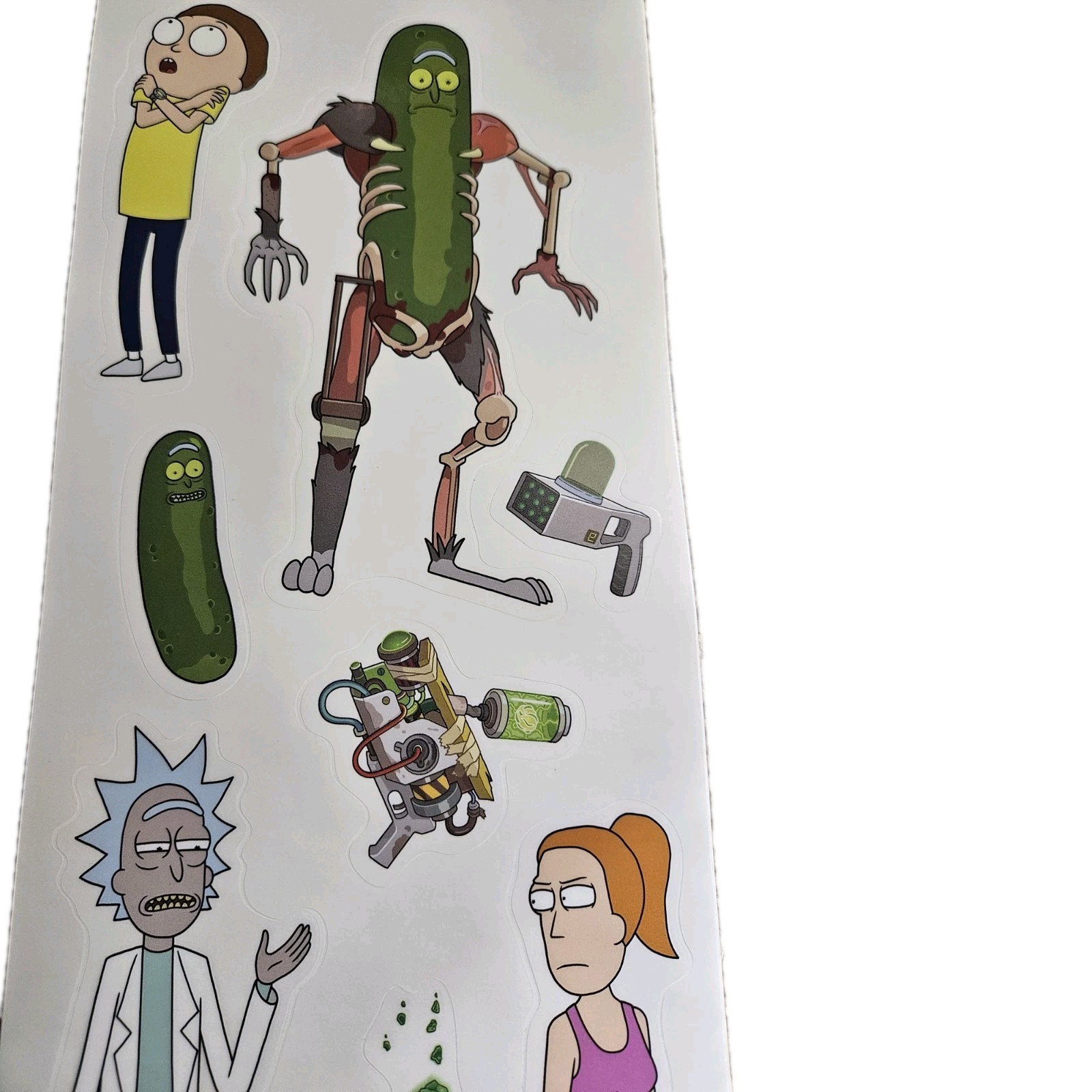RoomMates Rick and Morty Wall Decals Removable Peel & Stick Decor NEW Pickle TV gallery