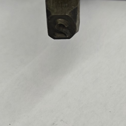 Number "2" Steel Stamp 1/8" Size Type - #2 Machine Made gallery