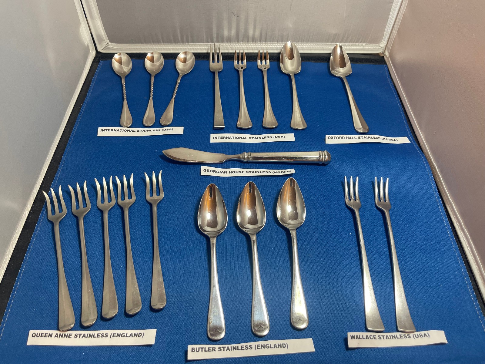 STAINLESS STEEL FLATWARE (Misc pieces and patterns) 19 pieces gallery