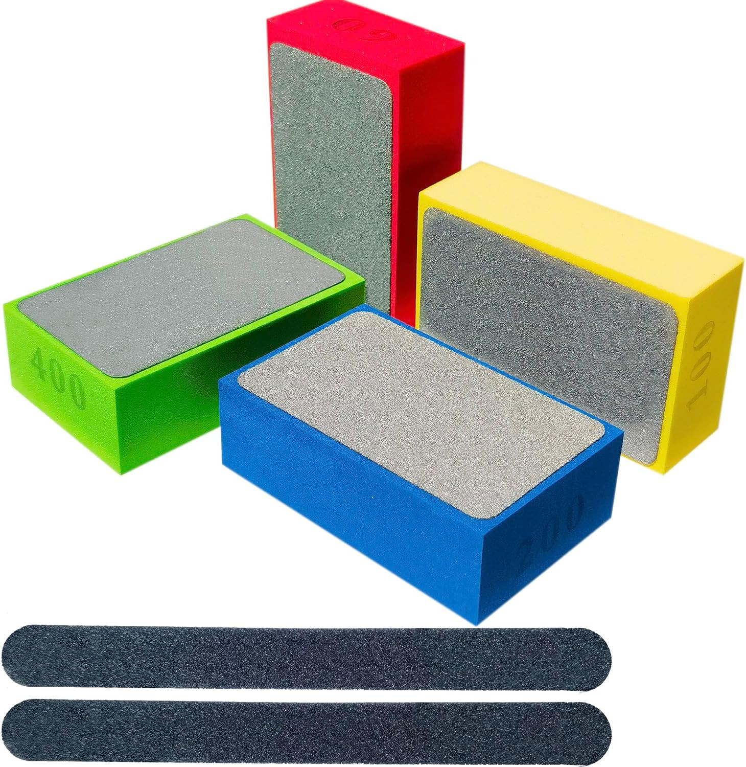4 Pack Diamond Hand Polishing Pads Sharp Grinding Polishing Pad - Sanding Block gallery