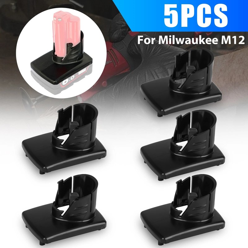 5Pcs Battery Plastic Case Top Shell Cover for Milwaukee M12 Cordless Power Tools gallery