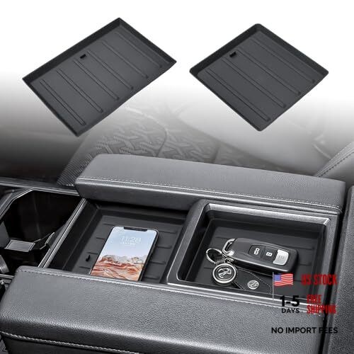 Center Console Silicone Liner Compatible with 2022-2026 Toyota Tundra SR SR5 gallery