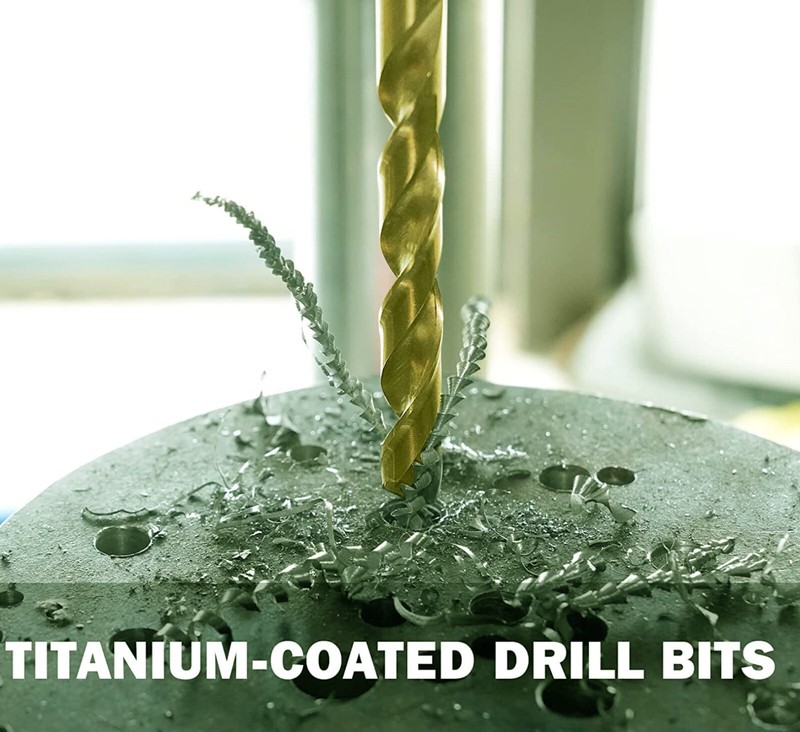 HSS Drill Bit Set Titanium Coated 230Pcs/99Pcs Round Shank Drill Metal Steel gallery