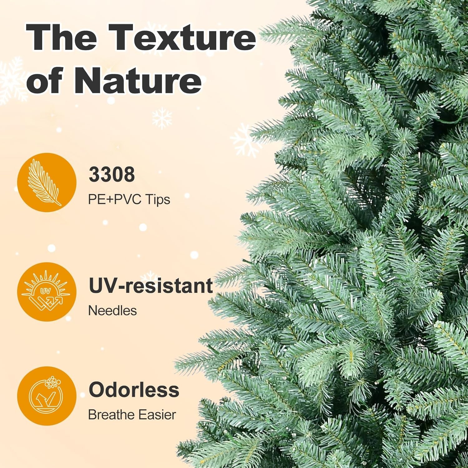 4-9 ft Blue Spruce Christmas Tree PE/PVC Artificial Xmas Tree for Home Decore gallery