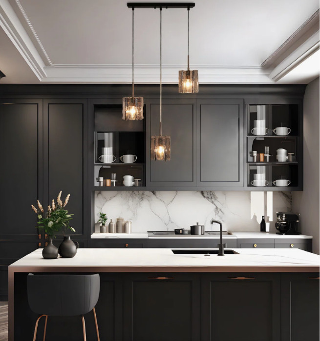 Quitman 3 - Light 15.7'' W Kitchen Island Linear Pendant Accents ETL Certified gallery
