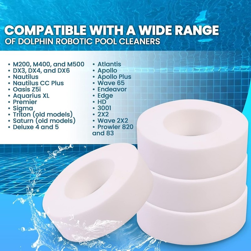 High-Quality Rubber Climbing Ring Set - Fits Dolphin Models M200 to DX6 gallery