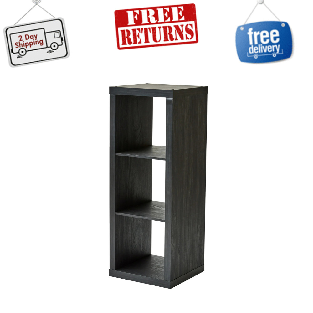 Better Homes & Gardens 3-Cube Storage Organizer, Charcoal Color Shelf Bookcase gallery