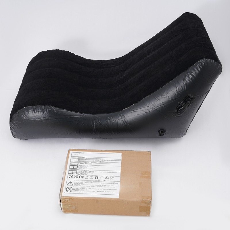 S-shaped Sofa Bed Modern Inflatable Sofa Bed Folding Sofa Bed Black Sofa Bed gallery