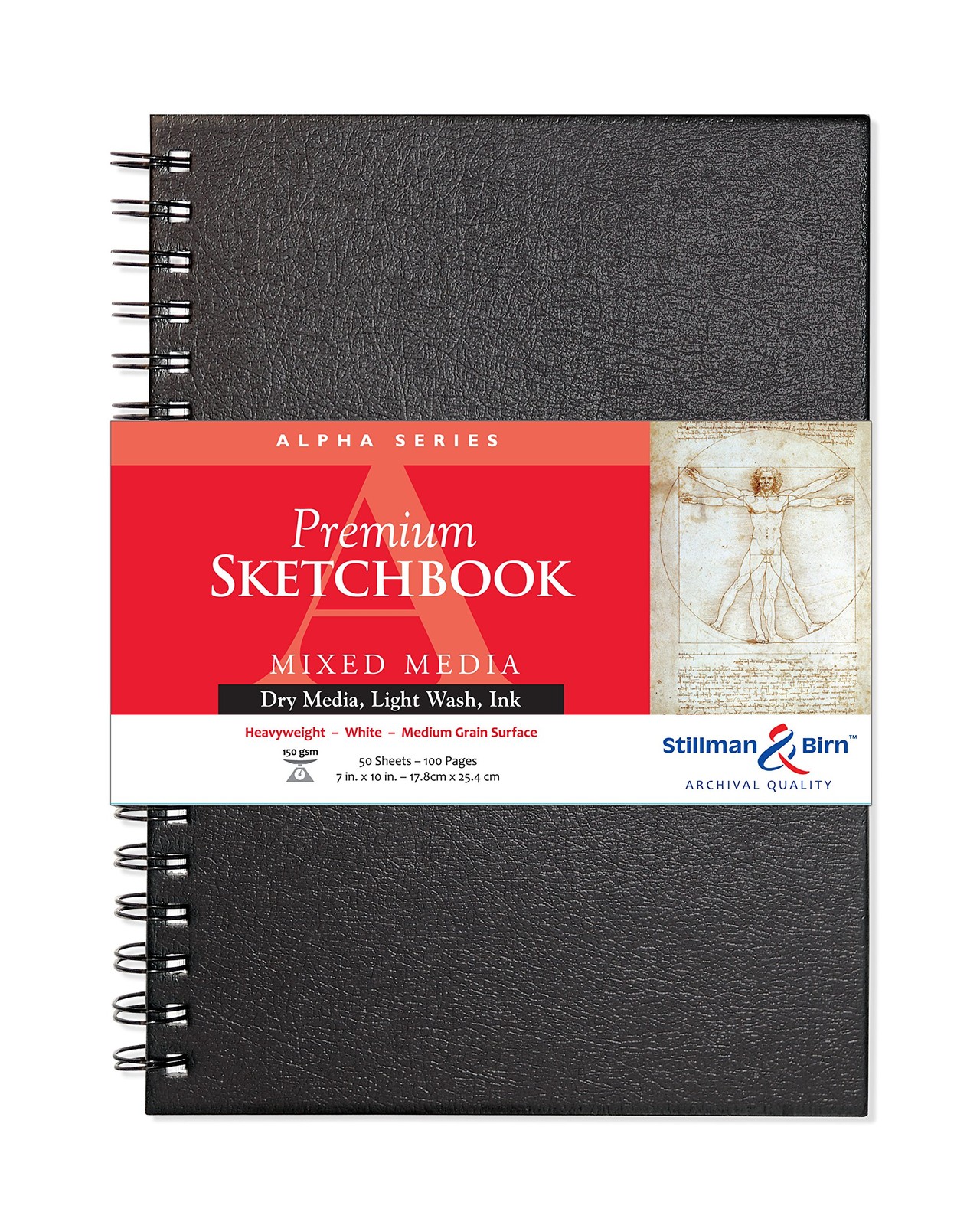 Stillman & Birn Alpha Series - Wirebound Sketchbook - Portrait 7 x 10 - 150gsm gallery