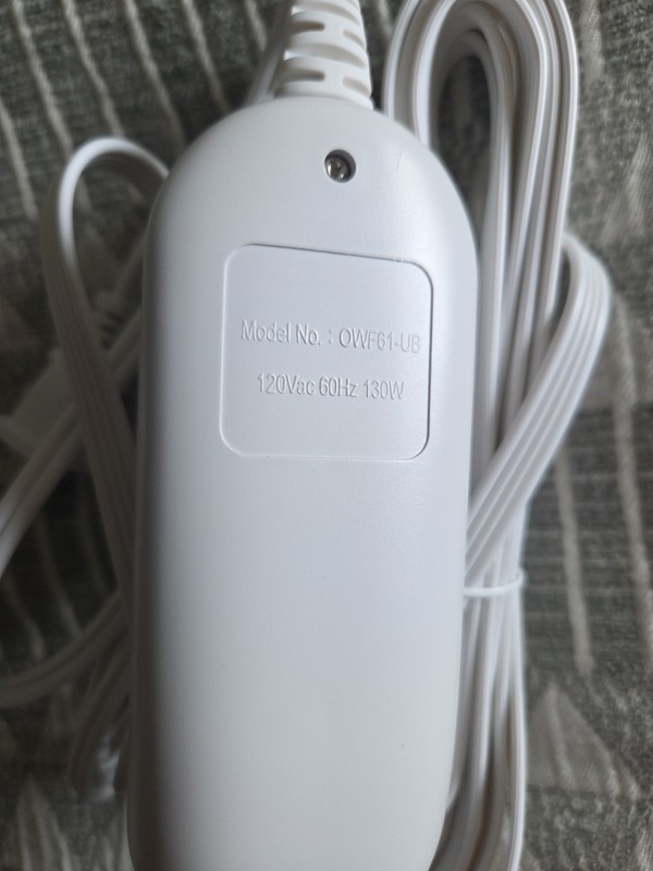 Heated Blanket/ Pad Controller Remote Owf61-Ub New gallery