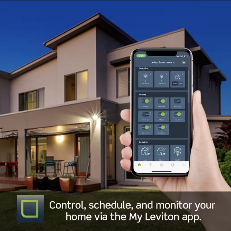 5-Pack Leviton Decora Smart WiFi Switch 2nd Gen No Hub Required D215S-1BW gallery