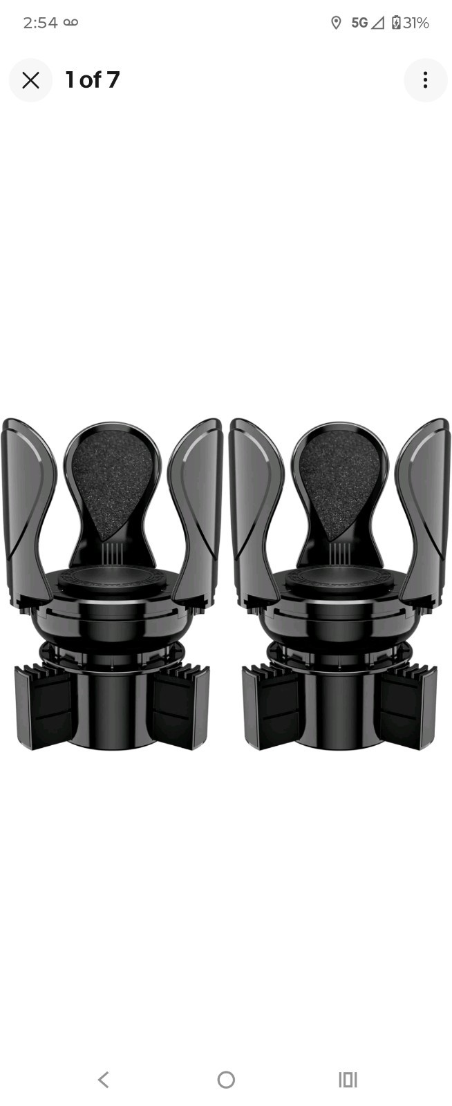 2Pack Car Cup Holder Expander, Cup Holder Extender Adapter with Expandable Arm a gallery
