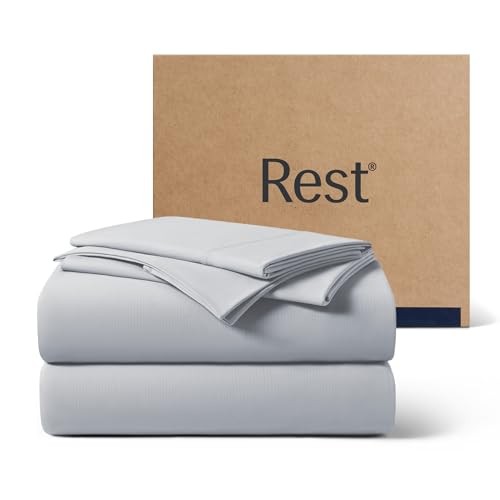 Evercool+ Cooling Sheet Set, Breathable Bed Sheets for Hot Twin XL Light Gray gallery