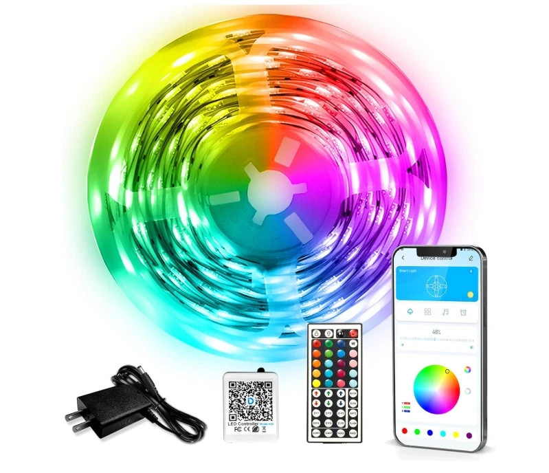 16' LED Strip Lights, Smart Light with App and Remote Control, RGB LED Lights. gallery