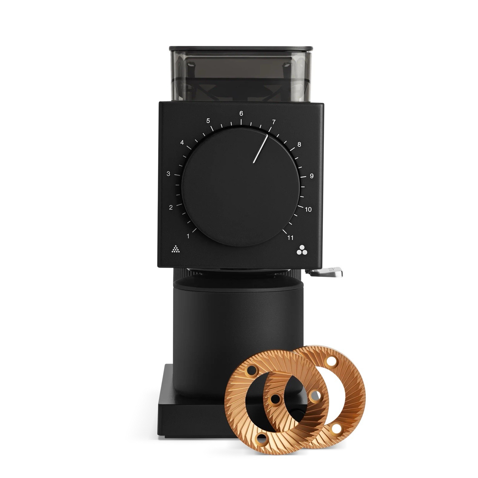 Fellow Ode Brew Grinder Gen 2 – NEW IN BOX – Upgraded SSP MP Brew Burrs – Black gallery