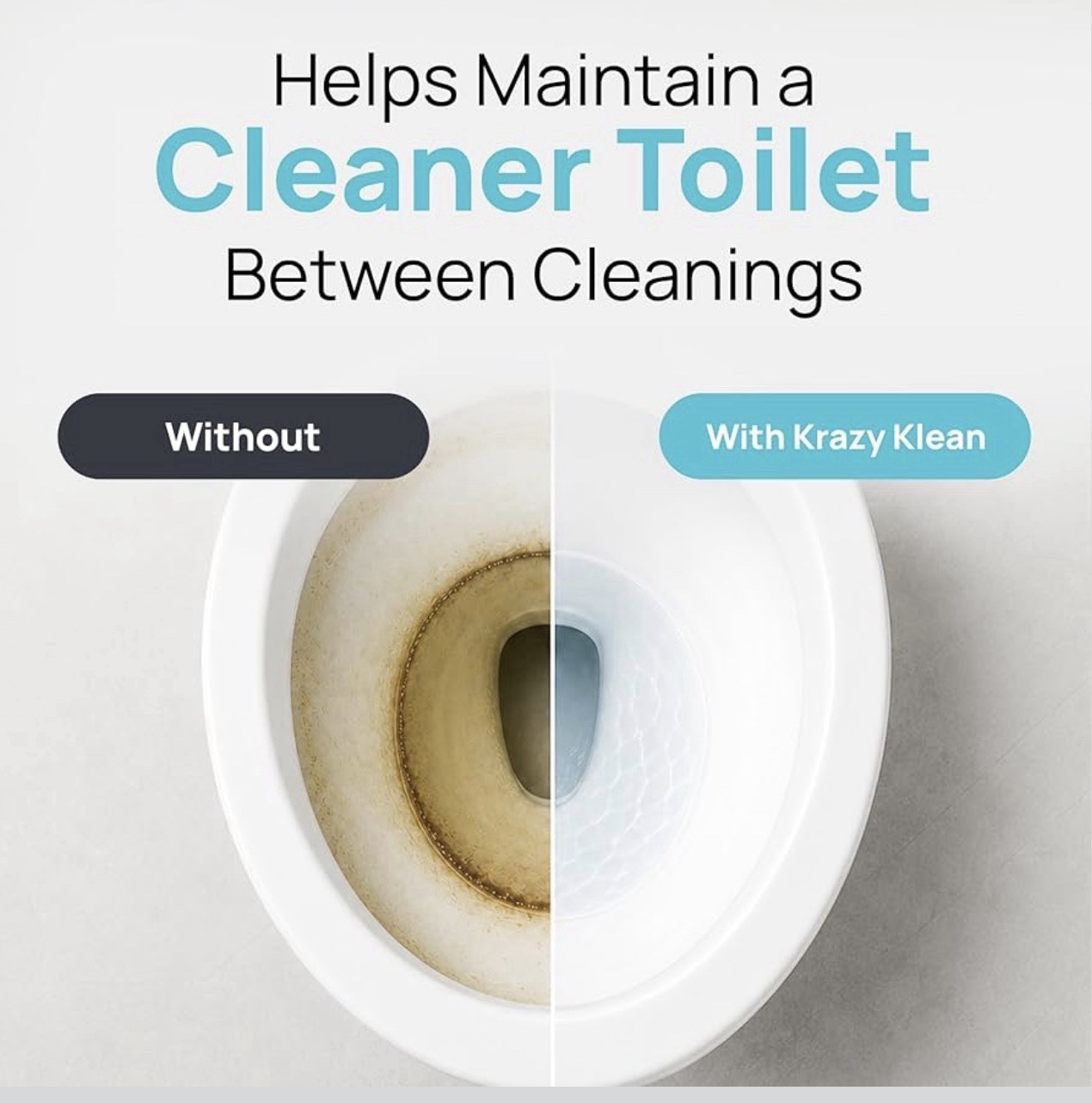 Krazy Klean Automatic Toilet Tank Cleaner Helps Reduce Buildup & Stains 1 count gallery