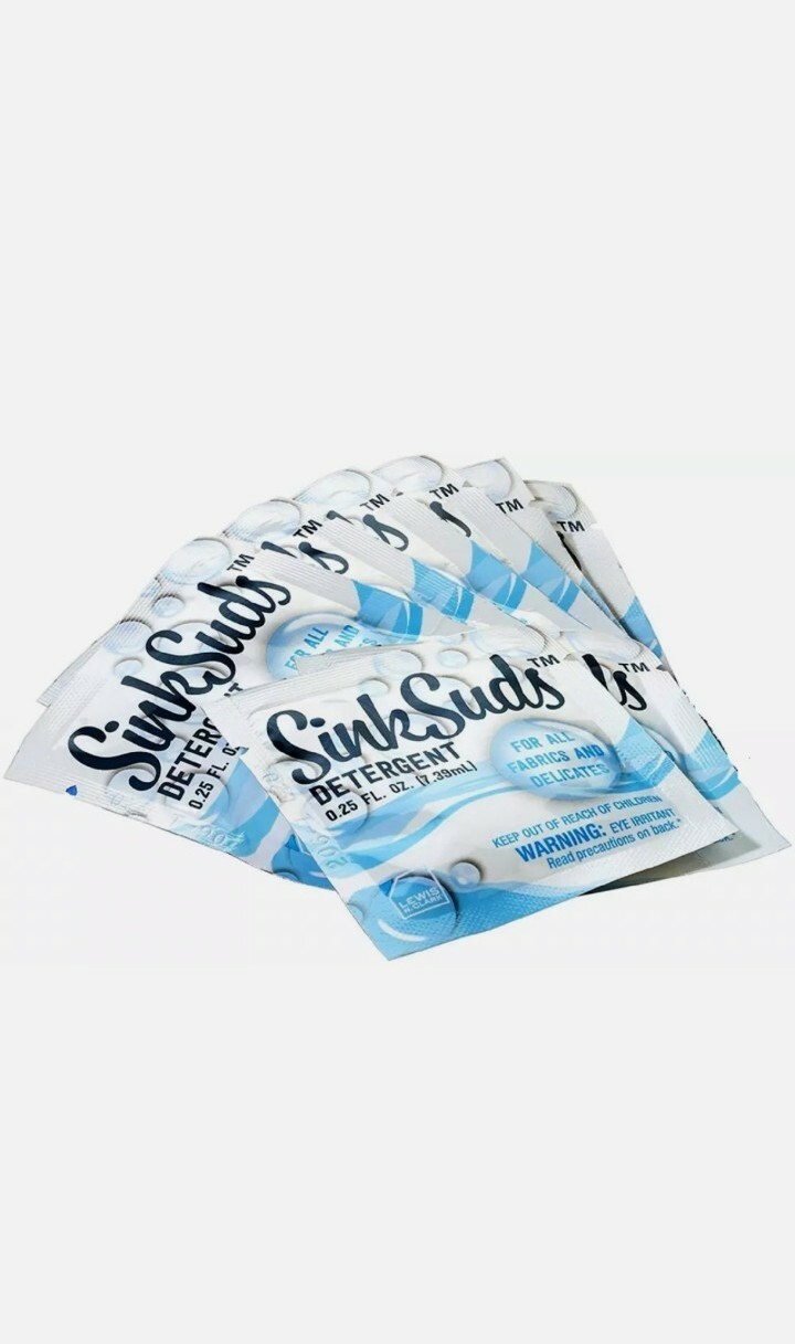 8Pk- SinkSuds Laundry Detergent | Travel Size Liquid Soap | TSA Compliant gallery