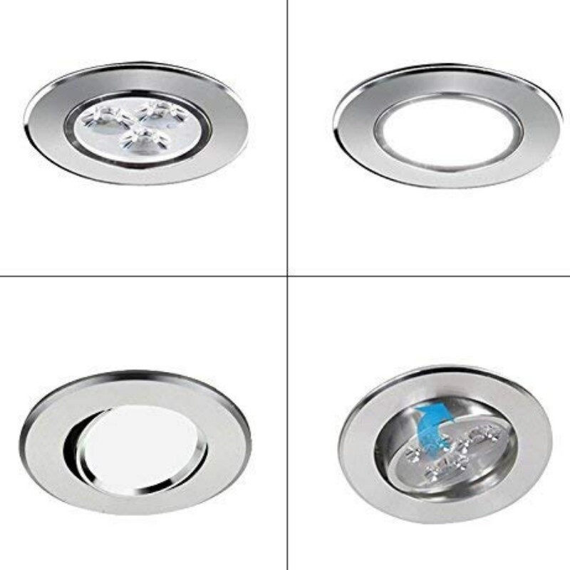 4/8/16Pc Dimmable LED Downlight 3W Recessed Ceiling Light Spotlight 85V-265V gallery