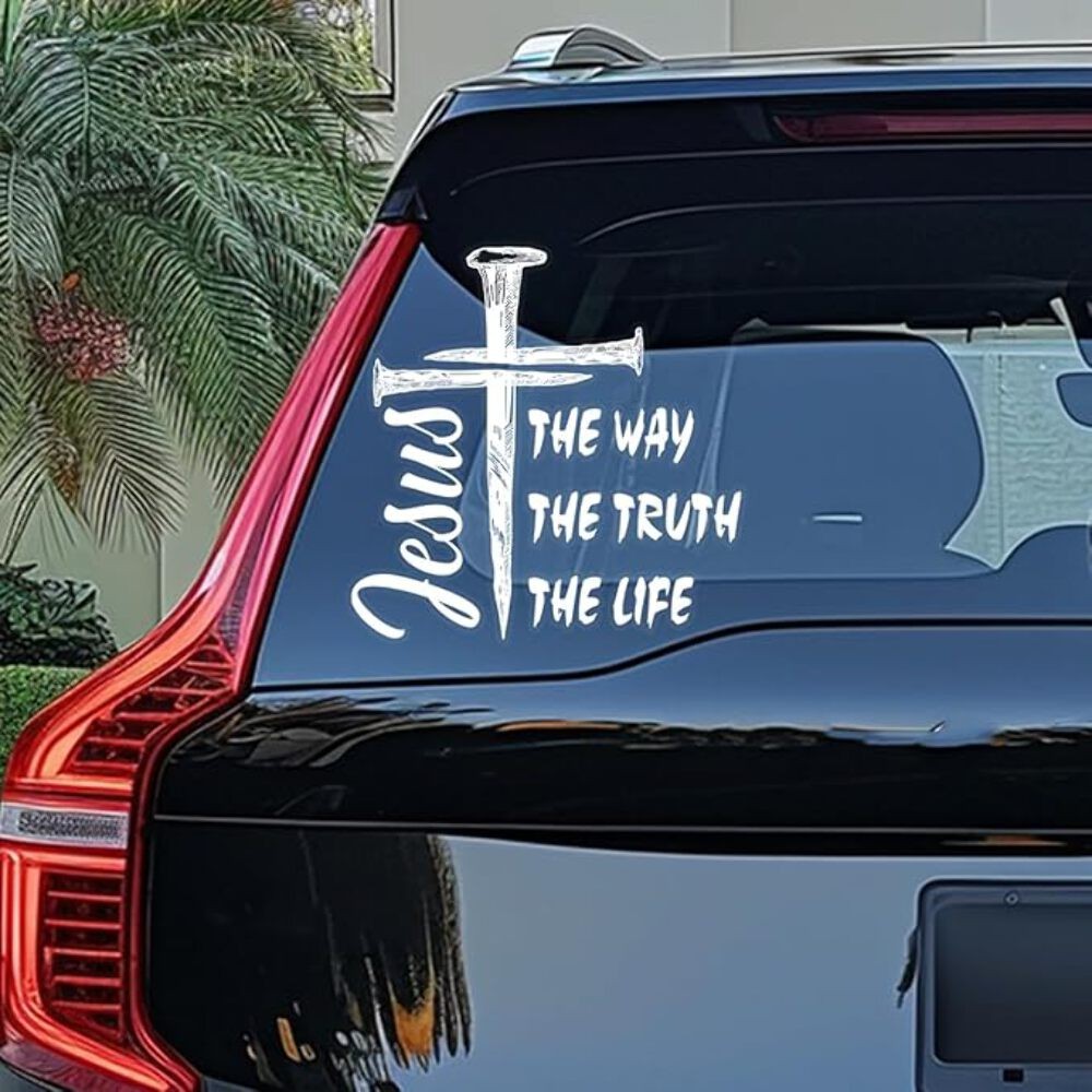 Jesus The Way Truth Life Vinyl Decal gallery