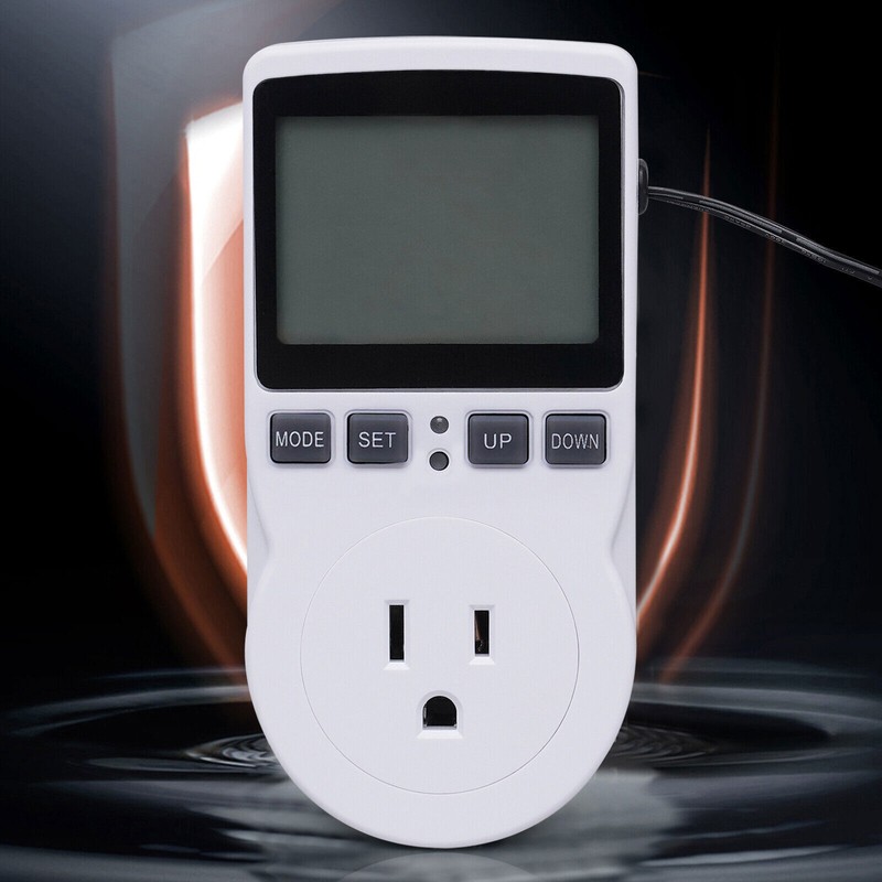 Digital Temperature Controller thermostat temp control Outlet Heater AC100-250V gallery